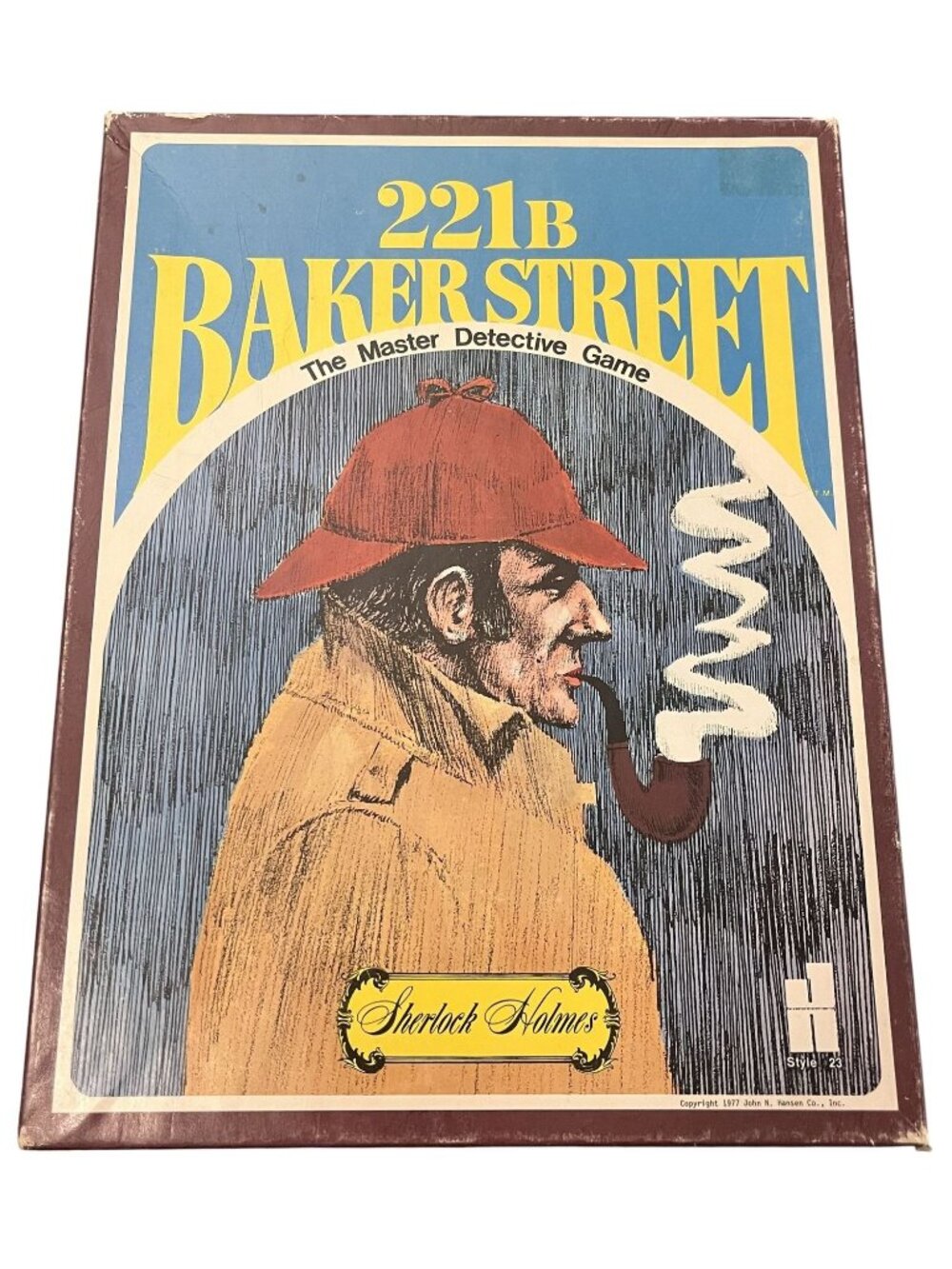 VTG 1977 221B Baker Street Sherlock Holmes Master Detective Board Game COMPLETE